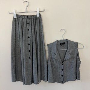 Vintage Matching Top and Skirt